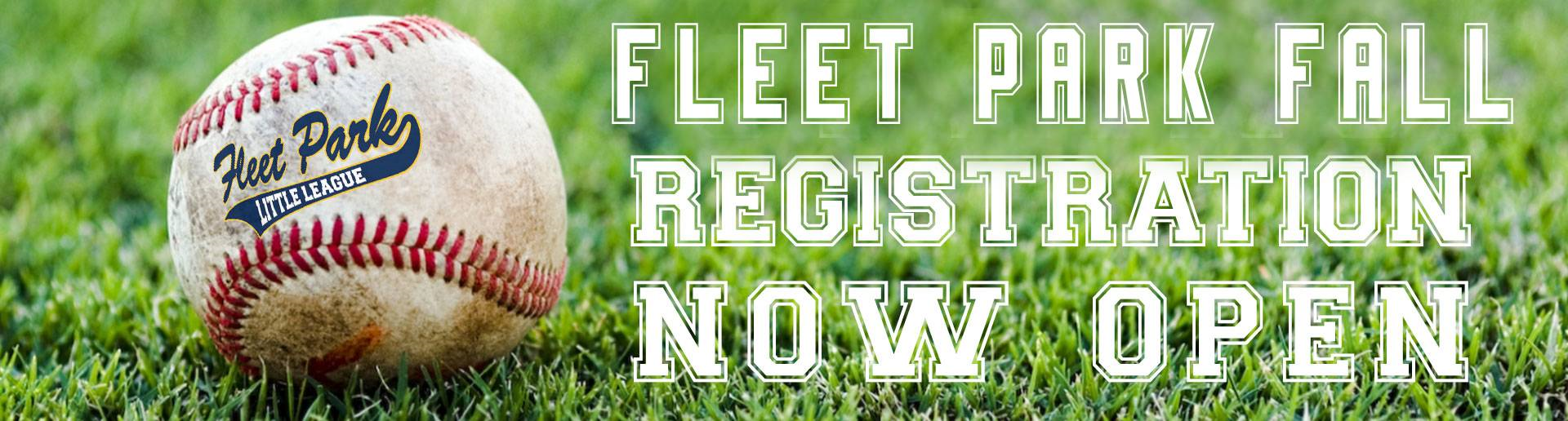 Fall Registration
