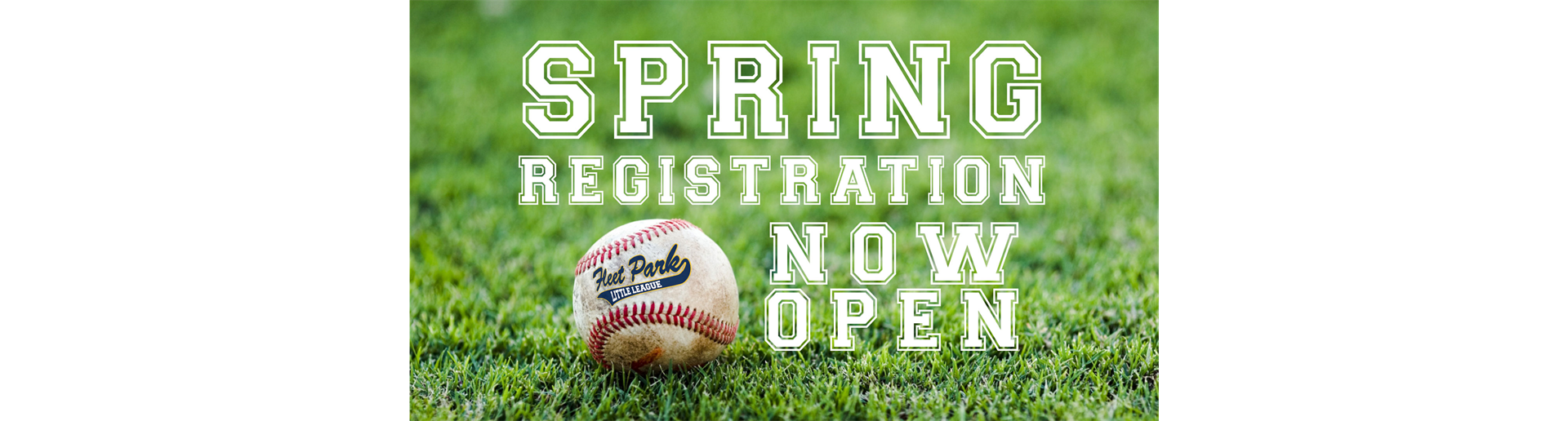 Registration NOW OPEN